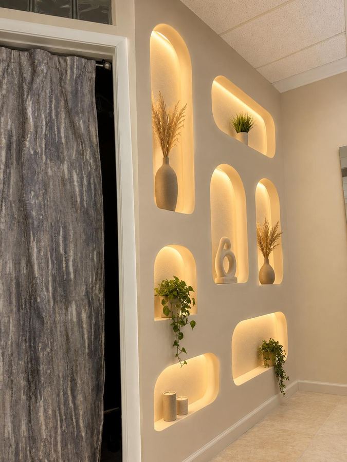Backlit Niche Wall
